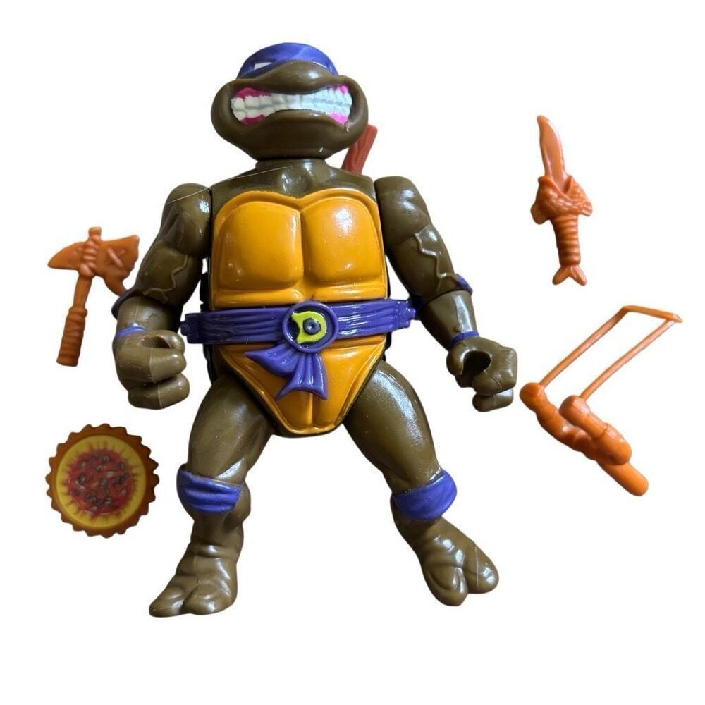 Teenage Mutant Ninja Turtles Donatello 1990 Action Figure & Accessories